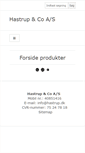 Mobile Screenshot of hastrup.dk